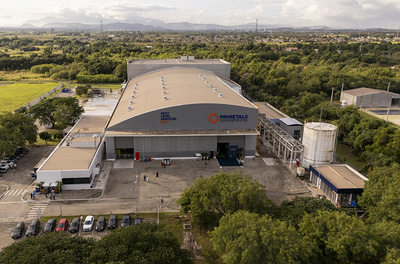 Primetals Technologies new cutting-edge service workshop in Santa Cruz, Rio de Janeiro.