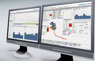 HMI interfaces of the new level 2 system supplied by Primetals Technologies for the CC8 continuous slab caster of voestalpine Stahl GmbH in Linz, Austria