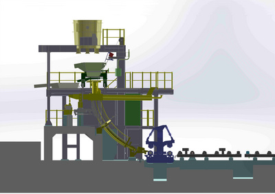 Orissa Metaliks: Section view of three strand billet caster to be supplied by Concast