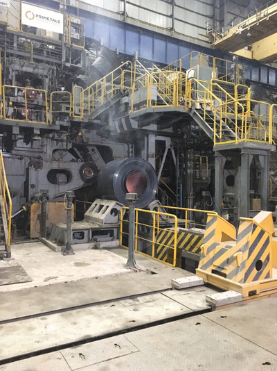 First coil produced on January 31, 2020 on the new hot strip mill of SAIL in Rourkela. The mill was supplied by Primetals Technologies.