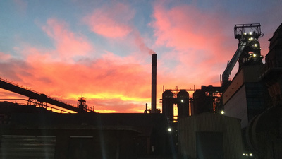 Blast Furnace 5 at Tata Steel, Port Talbot in South Wales, United Kingdom. The furnace was revamped by Primetals Technologies and relit again in late January.