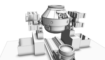 Computer-animated depiction of an LD (BOF) converter