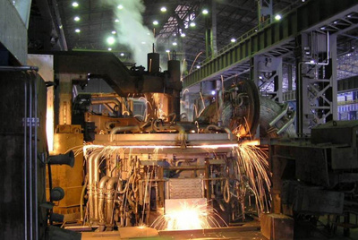 The electric arc furnace of N.T.S. Steel Group Public Company Limited