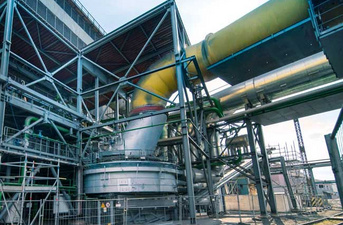 A pilot plant for dry slag granulation