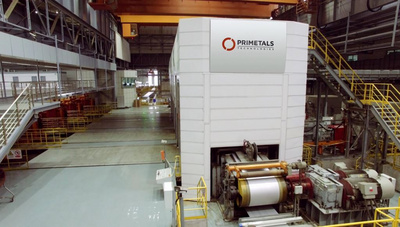 Cold rolling mill from Primetals Technologies at the Tangshan Iron and Steel Group Co. Ltd.