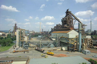 Blast furnace 4, of ROGESA Roheisengesellschaft Saar mbH