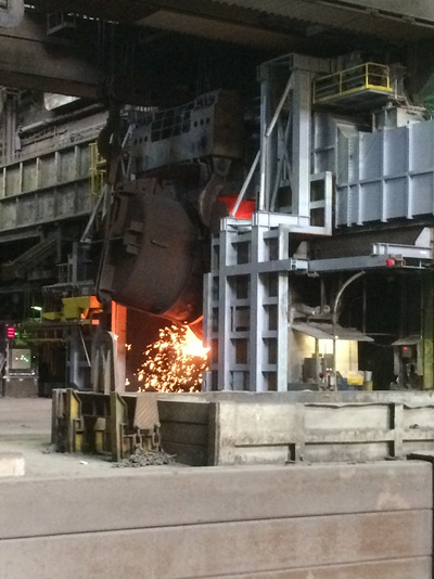 LD(BOF) converter from Primetals Technologies at ArcelorMittal Hochfeld in Germany