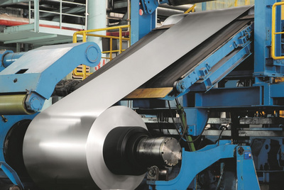 Coiled Aluminum strip. Primetals Technologies will modernize heat treatment line no. 2 at the Ranshofen, Austria plant of AMAG rolling GmbH.