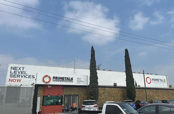 Entrada Principal de Primetals Technologies México 