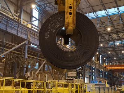 Finishing mill motor room at California Steel in Fontana, California (Photo courtesy CSI).