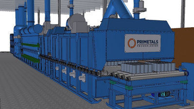 Lamination Annealing, Roller Hearth Furnace from Primetals Technologies