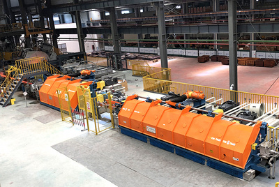 Copper rod mill from Primetals Technologies.