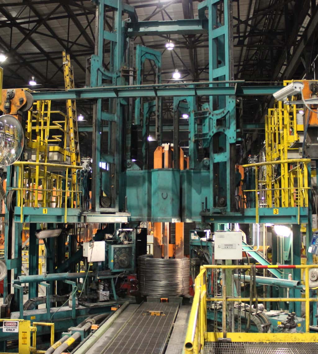 Handling und Kompaktierung der Coils