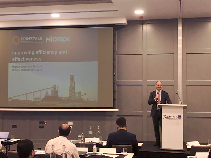 Mr. Johannes Rothberger at 2019 Midrex Operation Seminar