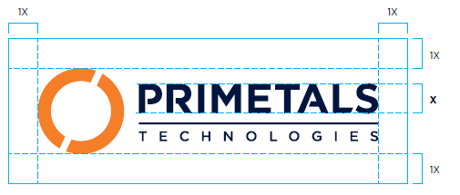 Primetals Technologies Logo Measurements