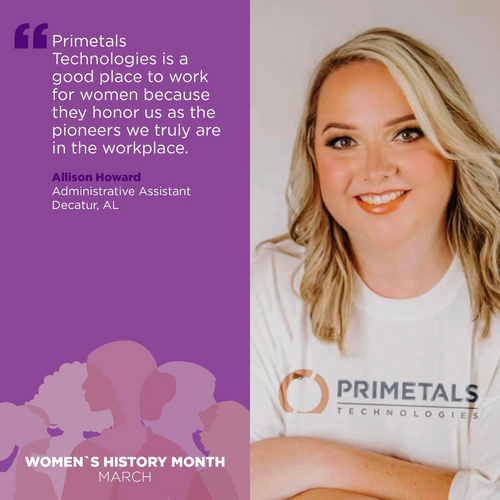 🌟 Celebrating women's history month! 

🎉 At Primetals Technologies, we honor the personal and professional...